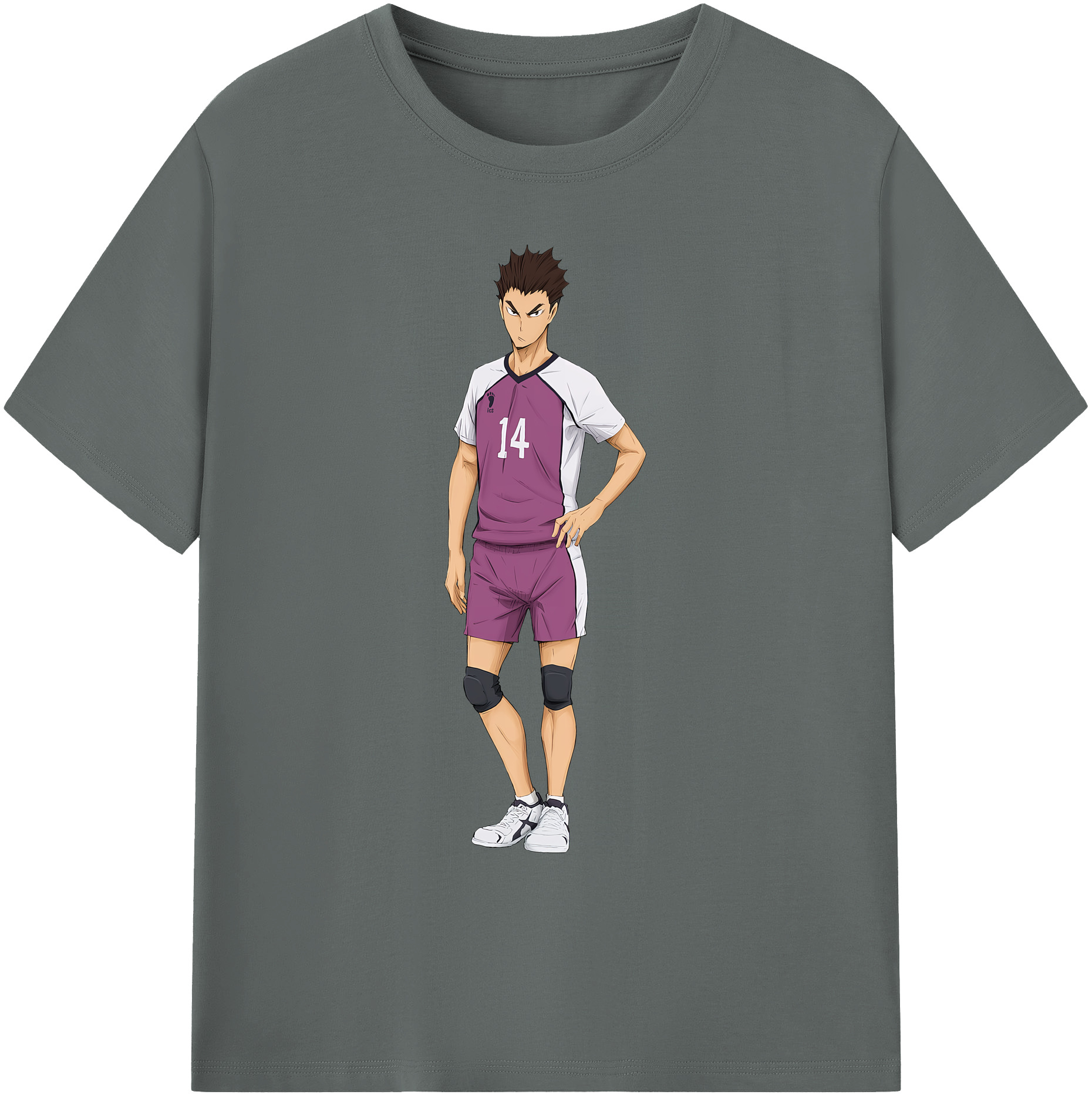 （画像用） ハイキュー!! Haikyu!! 綿100％ メンズ半袖Tシャツ｜肌触りやわらか＆通気性